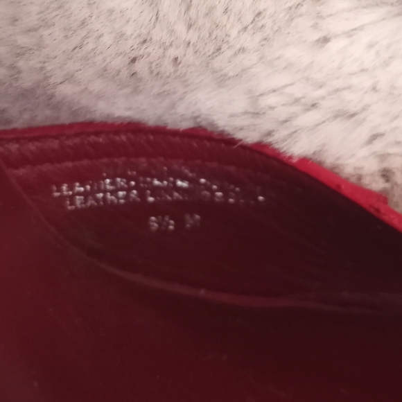 Tory Burch Rare NWT Red Volcan Suede and Tweed Art Deco Ankle Strap Heels - Picture 4 of 5